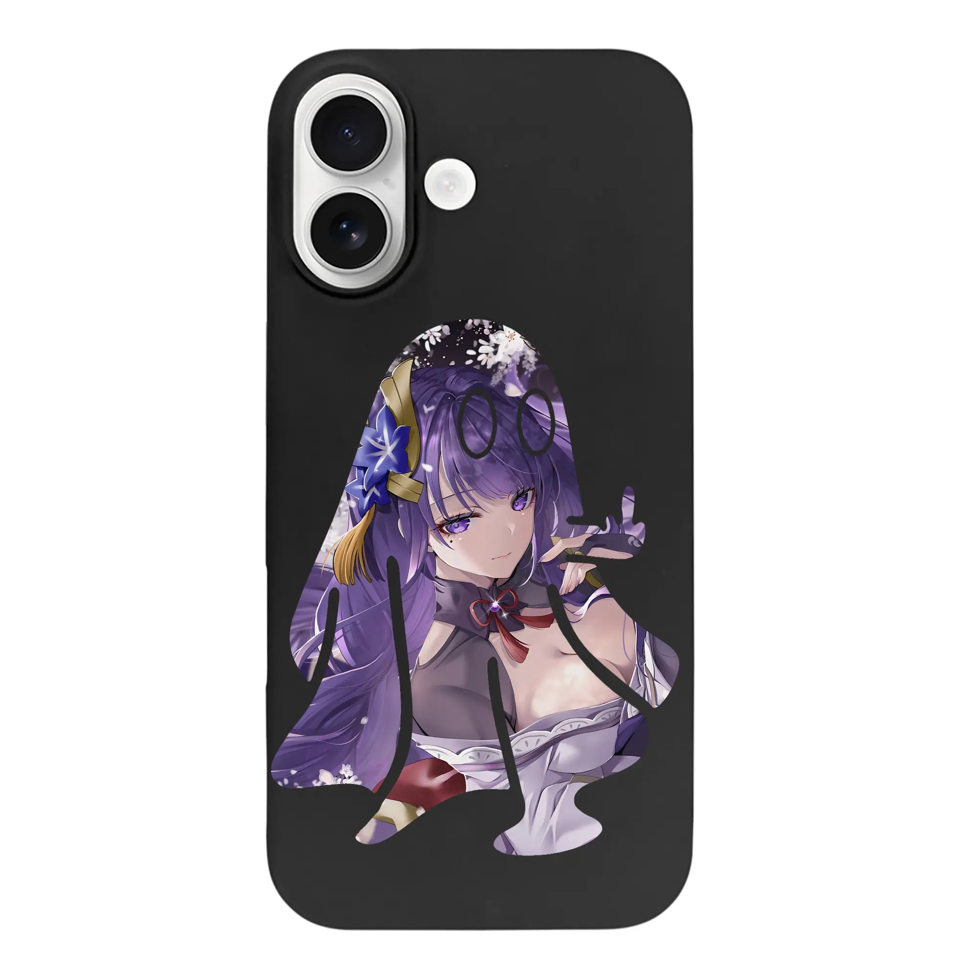 原 神 グッズ 雷電将軍 - iPhone 17 シリーズ シリコンケース 薄型 耐衝撃 指紋防止 ソフトタッチカバー 精密フィット 傷防止 保護ケース iPhone 17/17 Air/17 Pro/17 Pro Max 対応